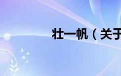 壮一帆（关于壮一帆简介）