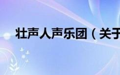 壮声人声乐团（关于壮声人声乐团简介）