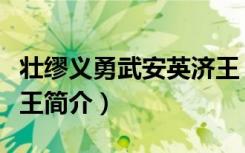 壮缪义勇武安英济王（关于壮缪义勇武安英济王简介）