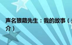 声名狼藉先生：我的故事（关于声名狼藉先生：我的故事简介）