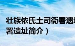 壮族侬氏土司衙署遗址（关于壮族侬氏土司衙署遗址简介）
