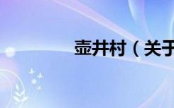 壶井村（关于壶井村简介）