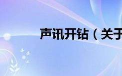 声讯开钻（关于声讯开钻简介）