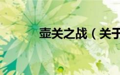 壶关之战（关于壶关之战简介）