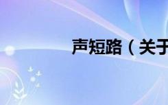 声短路（关于声短路简介）