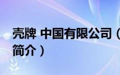 壳牌 中国有限公司（关于壳牌 中国有限公司简介）