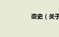 壶史（关于壶史简介）