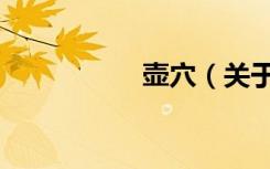 壶穴（关于壶穴简介）