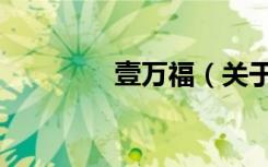 壹万福（关于壹万福简介）