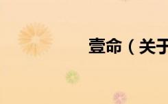 壹命（关于壹命简介）