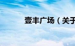 壹丰广场（关于壹丰广场简介）