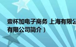壹杯加电子商务 上海有限公司（关于壹杯加电子商务 上海有限公司简介）