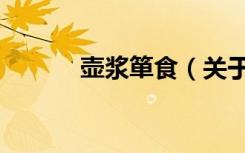 壶浆箪食（关于壶浆箪食简介）