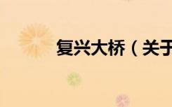 复兴大桥（关于复兴大桥简介）