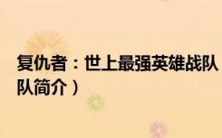 复仇者：世上最强英雄战队（关于复仇者：世上最强英雄战队简介）