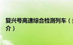 复兴号高速综合检测列车（关于复兴号高速综合检测列车简介）
