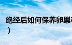 绝经后如何保养卵巢和子宫（绝经后如何保养）