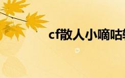 cf散人小嘀咕辅助（cf散人）
