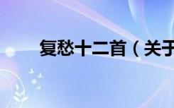 复愁十二首（关于复愁十二首简介）