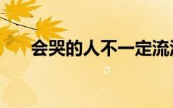 会哭的人不一定流泪原唱（会哭的人）