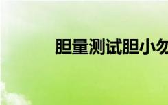 胆量测试胆小勿入（真实试胆）