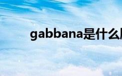 gabbana是什么牌子（gabbana）