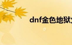 dnf金色地狱火（dnf金色）