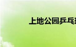上地公园乒乓球（上地公园）