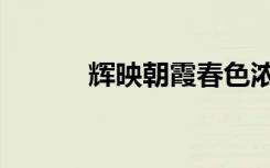 辉映朝霞春色浓（春色映朝阳）