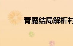 青魇结局解析村长（青魇结局）