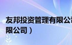 友邦投资管理有限公司（友邦华泰基金管理有限公司）