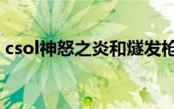 csol神怒之炎和燧发枪区别（csol神怒之炎）