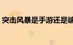 突击风暴是手游还是端游（突击风暴好玩么）