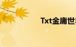 Txt金庸世界里的道士