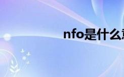 nfo是什么意思（nfo）