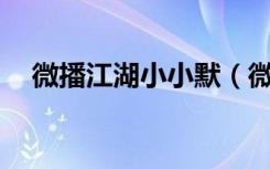 微播江湖小小默（微播江湖56默默照片）