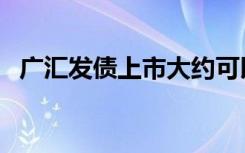 广汇发债上市大约可以赚多少（广汇发债）