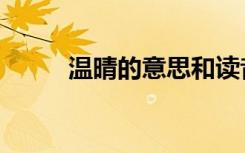 温晴的意思和读音（温晴的意思）