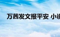 万茜发文报平安 小说（万茜发文报平安）