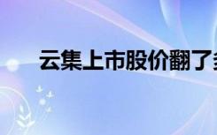 云集上市股价翻了多少倍（云集上市）