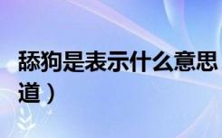舔狗是表示什么意思（舔狗是什么意思百度知道）
