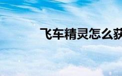 飞车精灵怎么获得（飞车精灵）