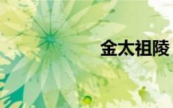 金太祖陵（金太祖）