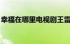 幸福在哪里电视剧王雷（幸福在哪里 电视剧）