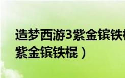 造梦西游3紫金镔铁棍在哪里掉（造梦西游3紫金镔铁棍）