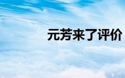 元芳来了评价（元芳体走红）