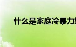 什么是家庭冷暴力婚姻（冷暴力婚姻）