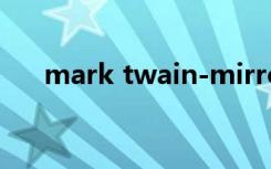 mark twain-mirror of america修辞