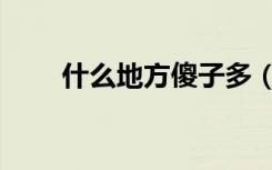 什么地方傻子多（哪个地方傻子多）