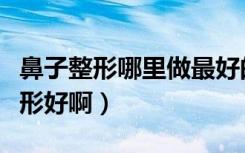 鼻子整形哪里做最好的医院（哪个医院鼻部整形好啊）